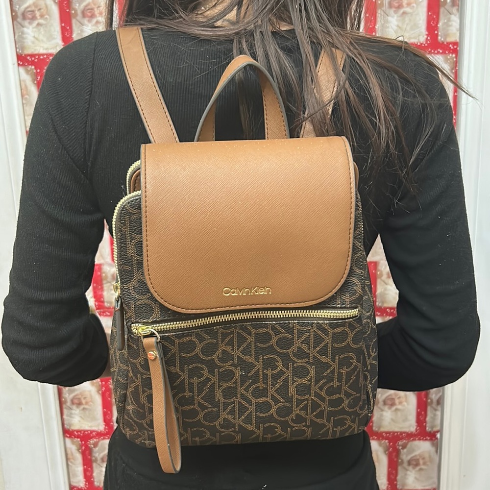 Calvin Klein monogram backpack